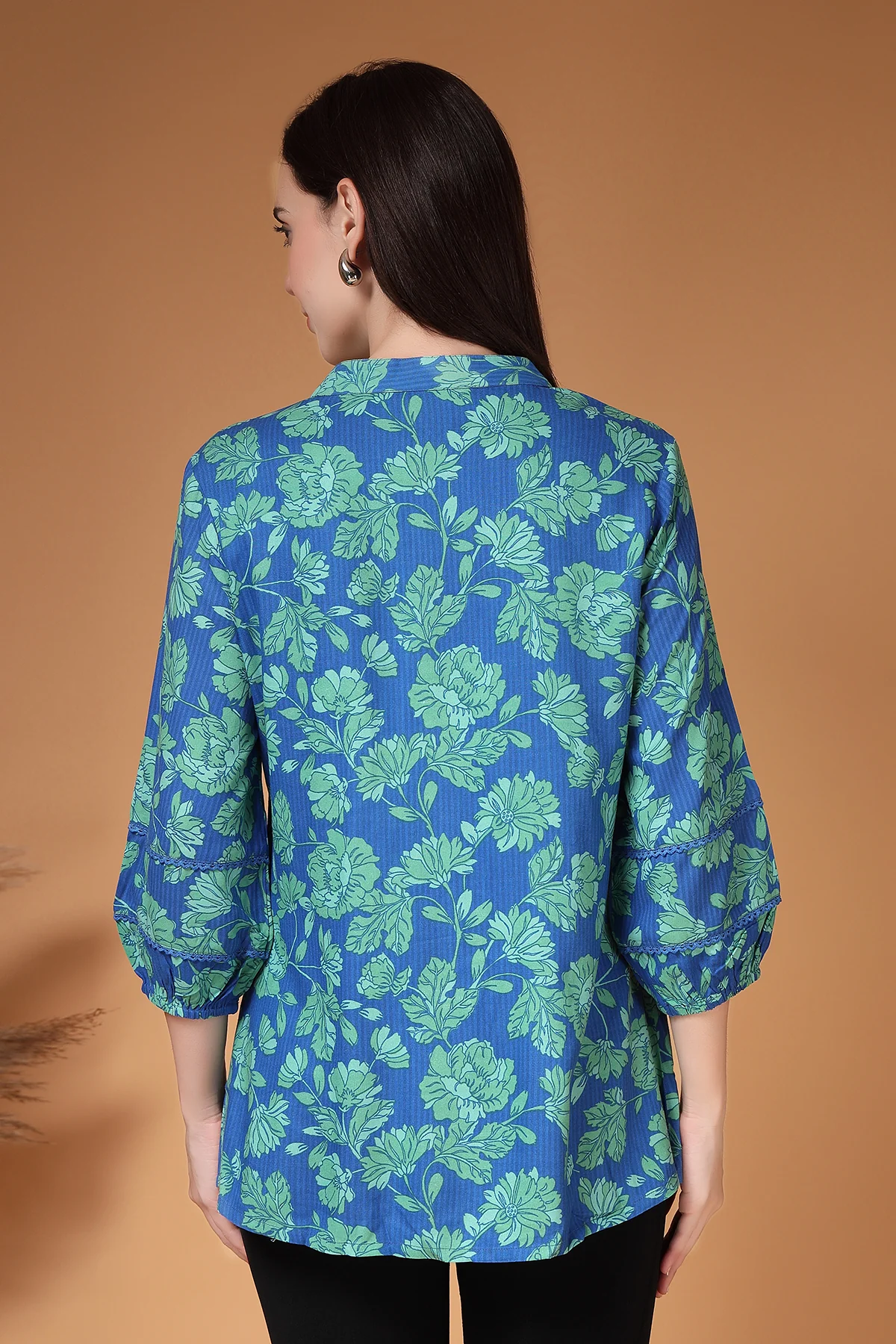 All Over Printed Maternity & Nursing Top with Feeding Zips - Image 3