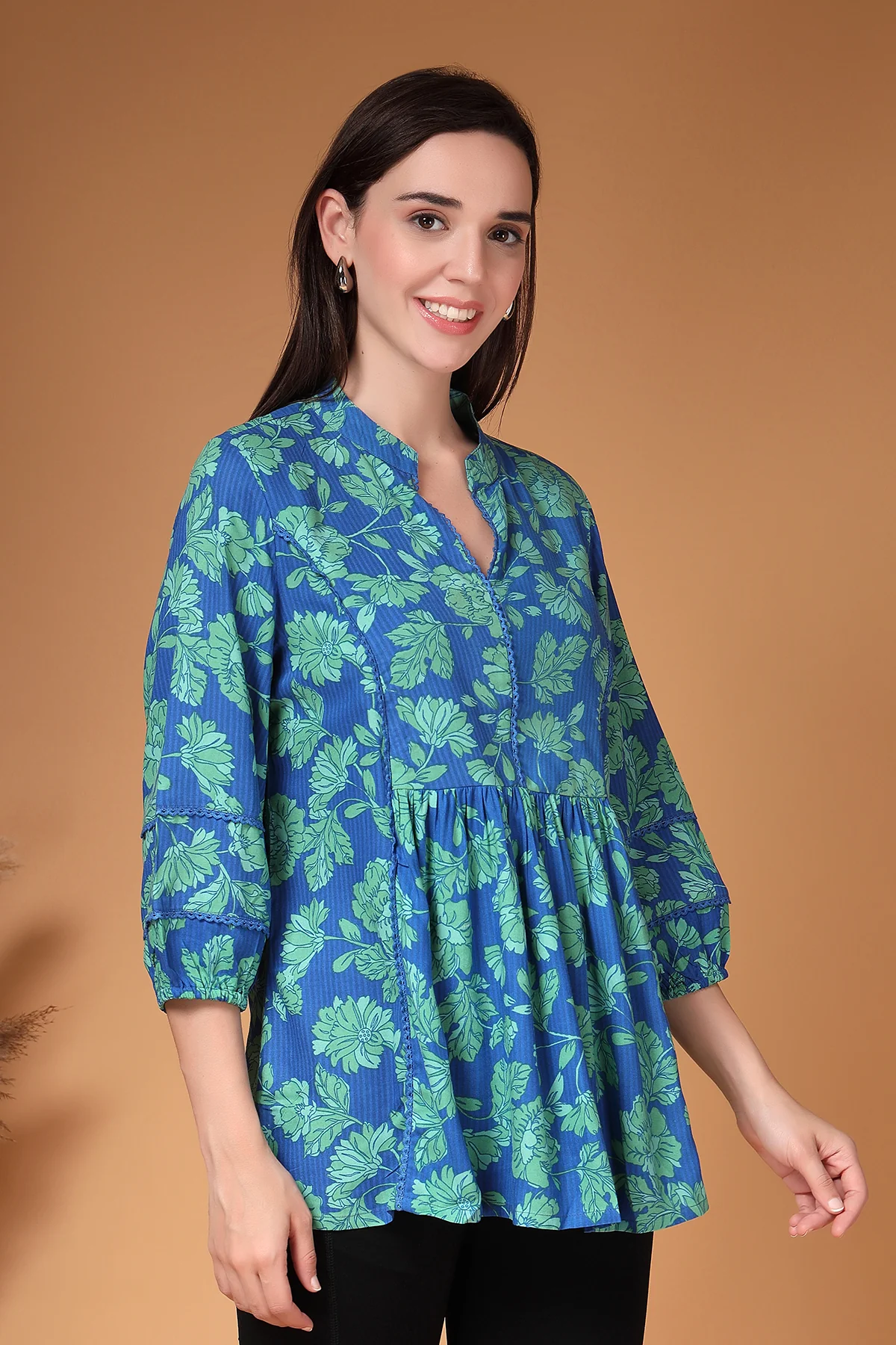 All Over Printed Maternity & Nursing Top with Feeding Zips - Image 6