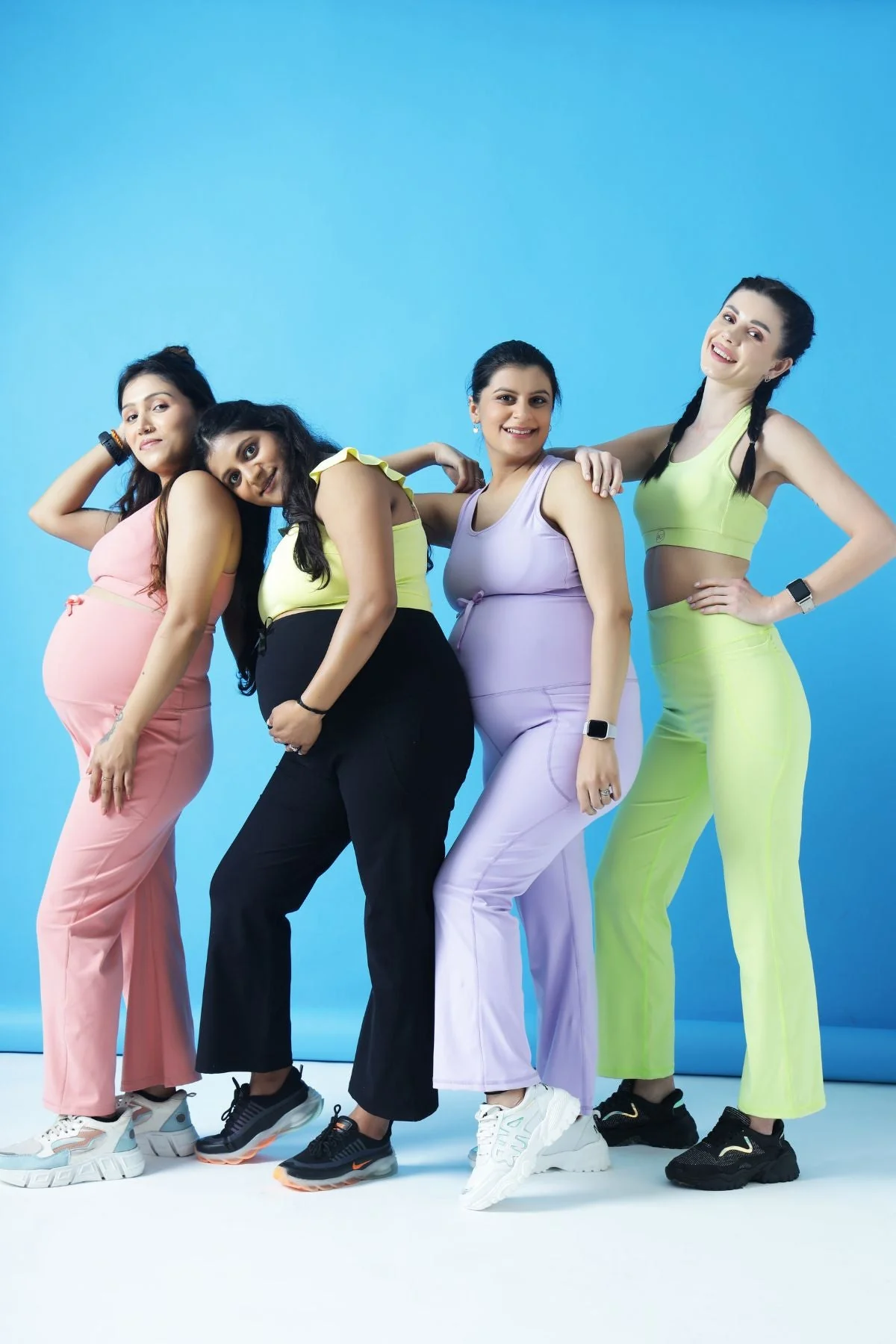 Full Bump-Coverage Olive Flair Maternity Pants - Image 10