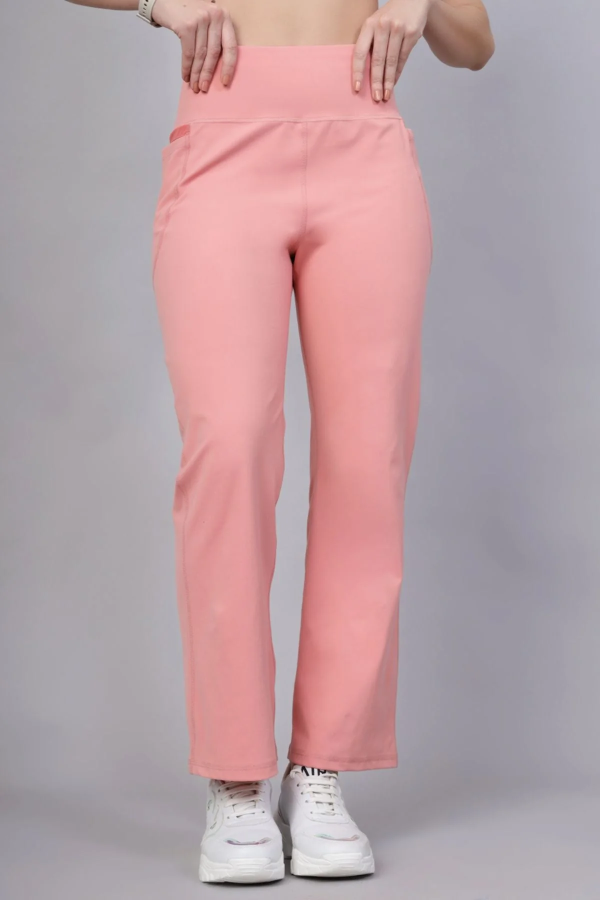 High Waisted Gentle Compression Carrot Postpartum Pants - Image 8