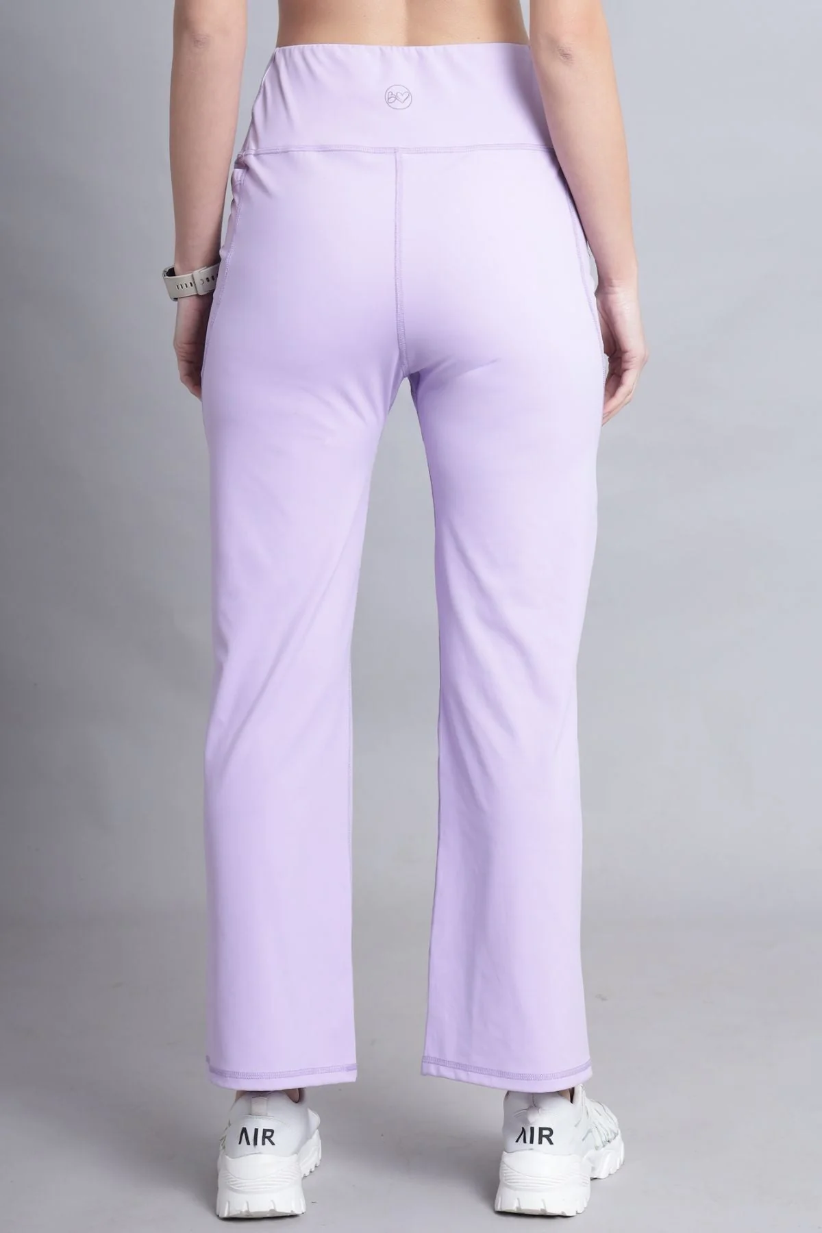 High Waisted Gentle Compression Lavender Postpartum Pants - Image 11