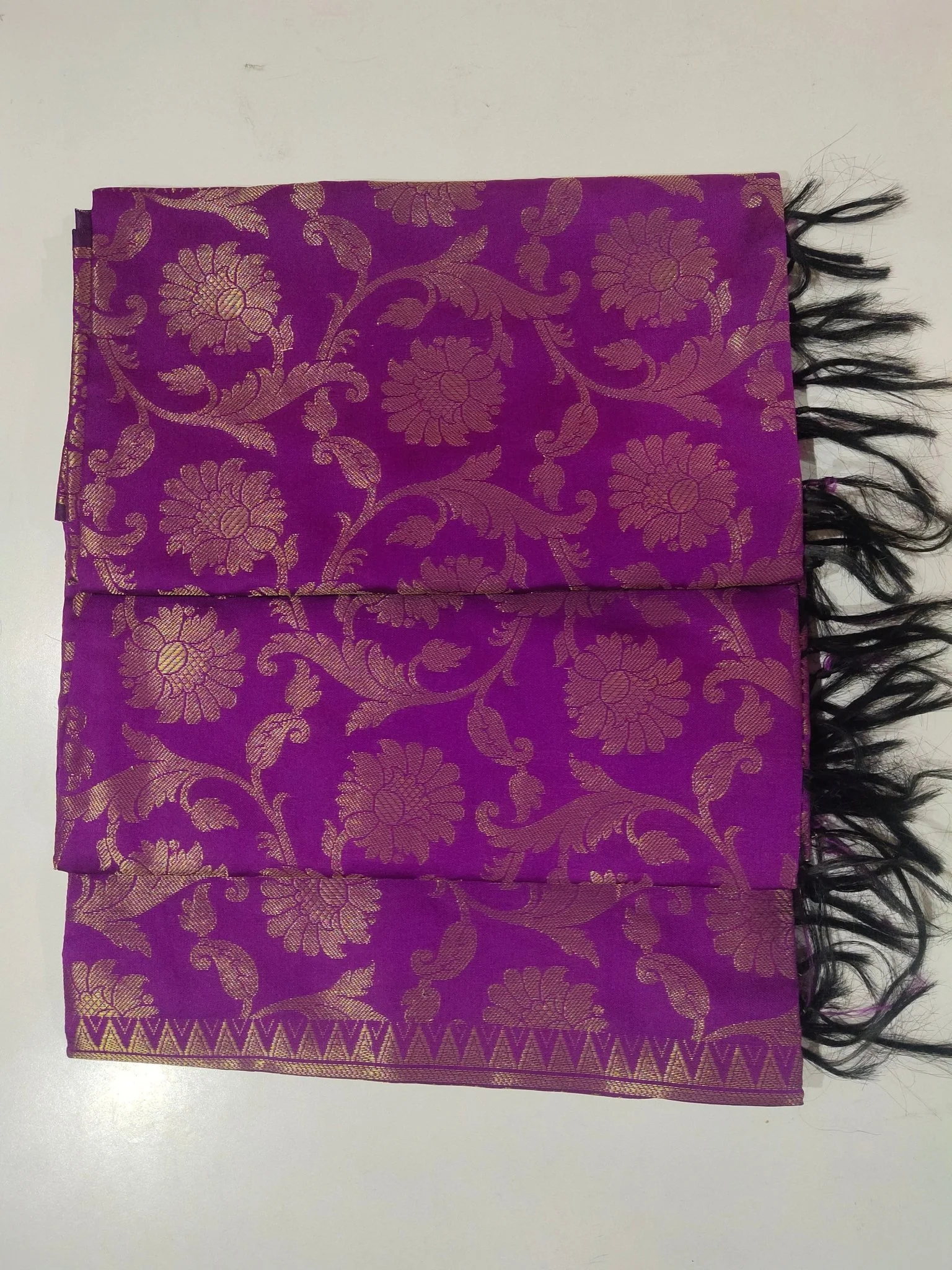 Purple Banarasi Dupatta - Image 4