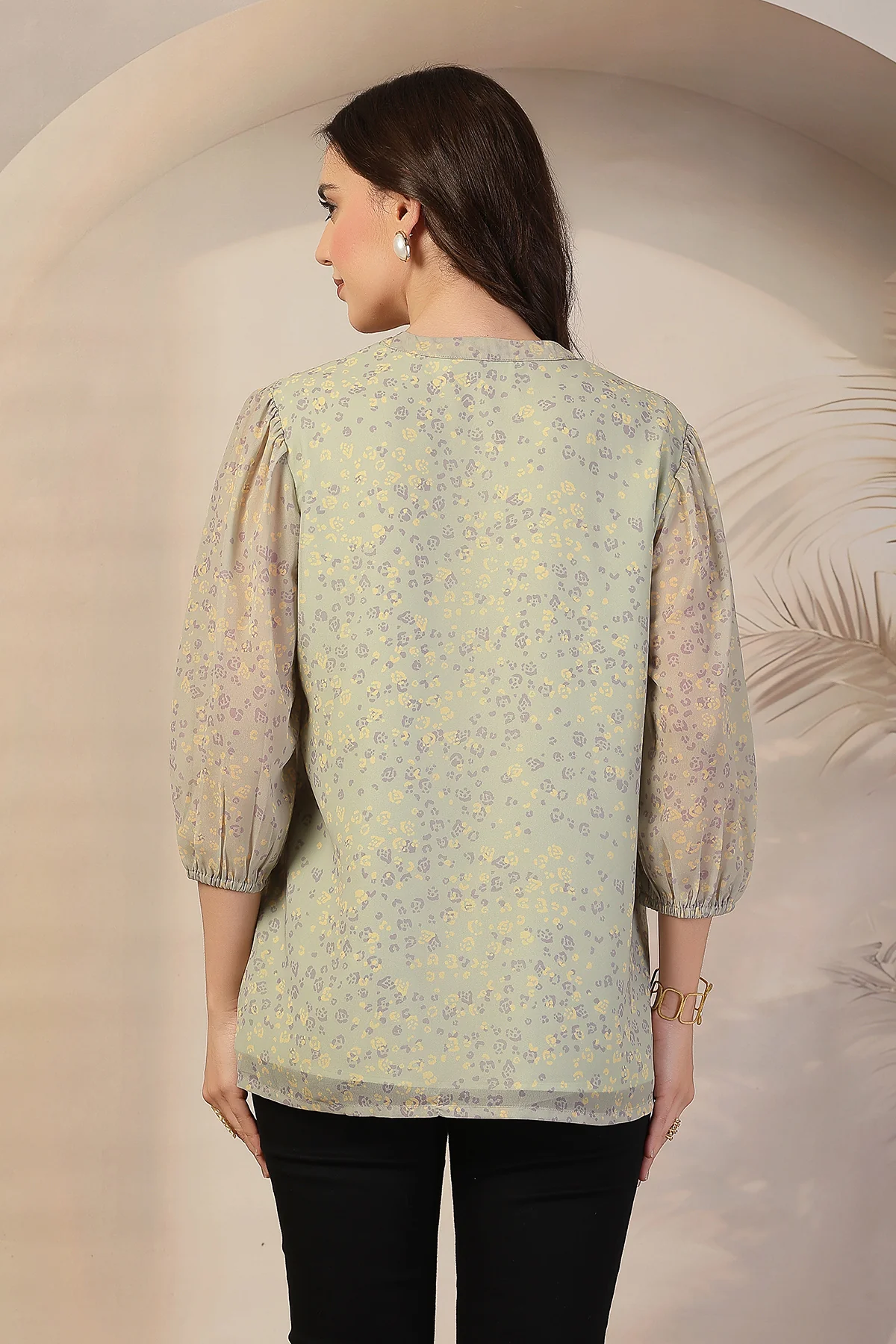 Sage Meadow Zipless Maternity Feeding Top - Matcha - Image 5