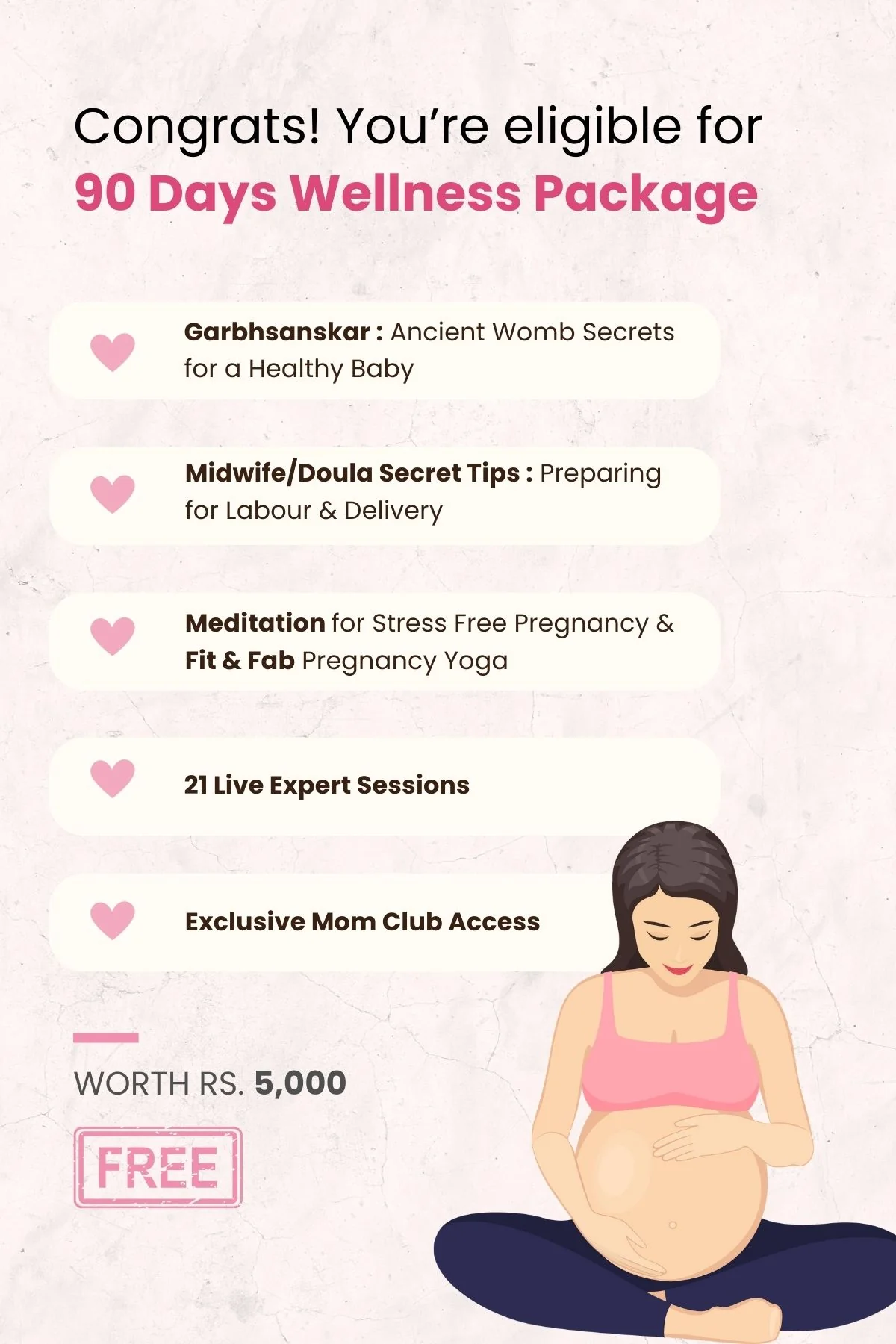 Seamless Adaptable Bump Support Tulipwood Maternity Leggings - Image 5